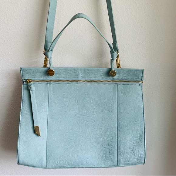 Foley + Corinna Satchel Crossbody Baby Blue Bag - Picture 14 of 16